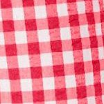 vivid red gingham