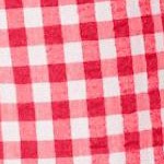vivid red gingham