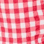 vivid red gingham