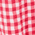 vivid red gingham