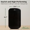 Hunter HP700 Medium Console Air Purifier for Large Rooms Features Pre-Filter, True HEPA Filter, Multiple Fan Speeds, Soft Touch Digital Control Panel, Sleep Mode, Timer, Accent Light - 3 of 4