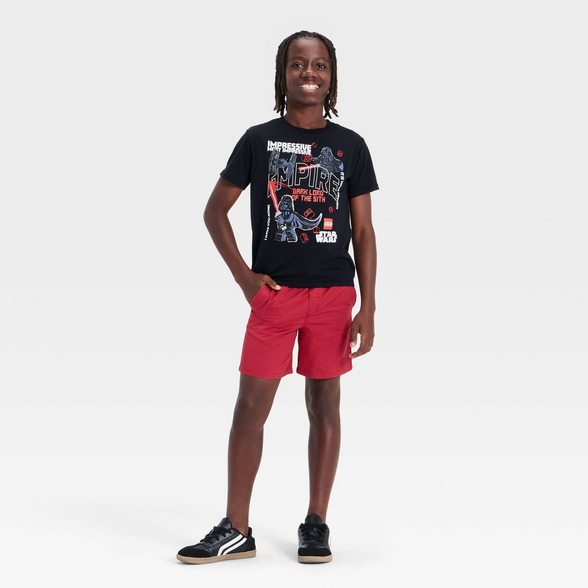 Boys' Star Wars Lego Short Sleeve Graphic T-Shirt - Black - thumbnail 4