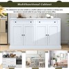 YOOCOZZ Kitchen Sideboard Buffet Cabinet with Drawers & Doors - 3 of 4
