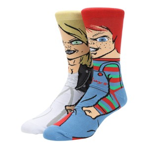 Chucky Tiffany & Chucky Adult Animigos Crew Socks - 1 of 4