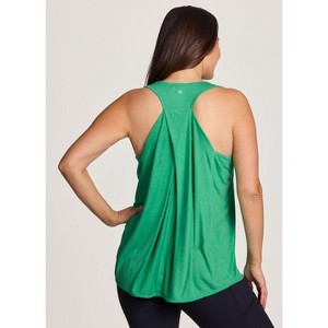 RBX Active Women's Super Soft Relaxed Fit Twist Racerback Tunic Tank Top - 1 of 4