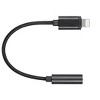 Monoprice USB & Lightning Cable - MFi Certified Lightning to 3.5mm Audio Adapter - Black | Nylon Braided, Works With Any Apple Lightning Device - 2 of 4