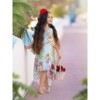 Paradise Dreams Sleeveless Hi-Lo Dress Mia Belle Girls - 3 of 4