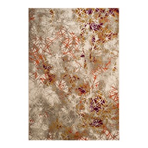 Gray Lace Tufted Accent Rug 3