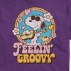 Men's - Peanuts - Feelin Groovy Snoopy And Woodstock Short Sleeve Graphic T-Shirt - 2 of 4