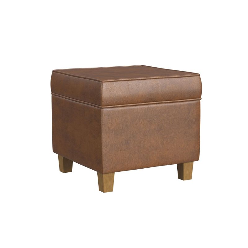Cole Classics Square Storage Ottoman with Lift Off Top - HomePop, 6 of 18