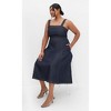 Women's Plus Size Averie Dress - dark denim | CITY CHIC - 2 of 4