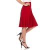 Rekucci Women's Ease into Comfort Flared Knit Skirt – Pull-On Style with Tummy Control and Flattering Flared Hem - 2 of 4