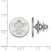 Black Bow Jewelry 14k White Gold College of William & Mary Tribe NCAA Pin - 2 of 3