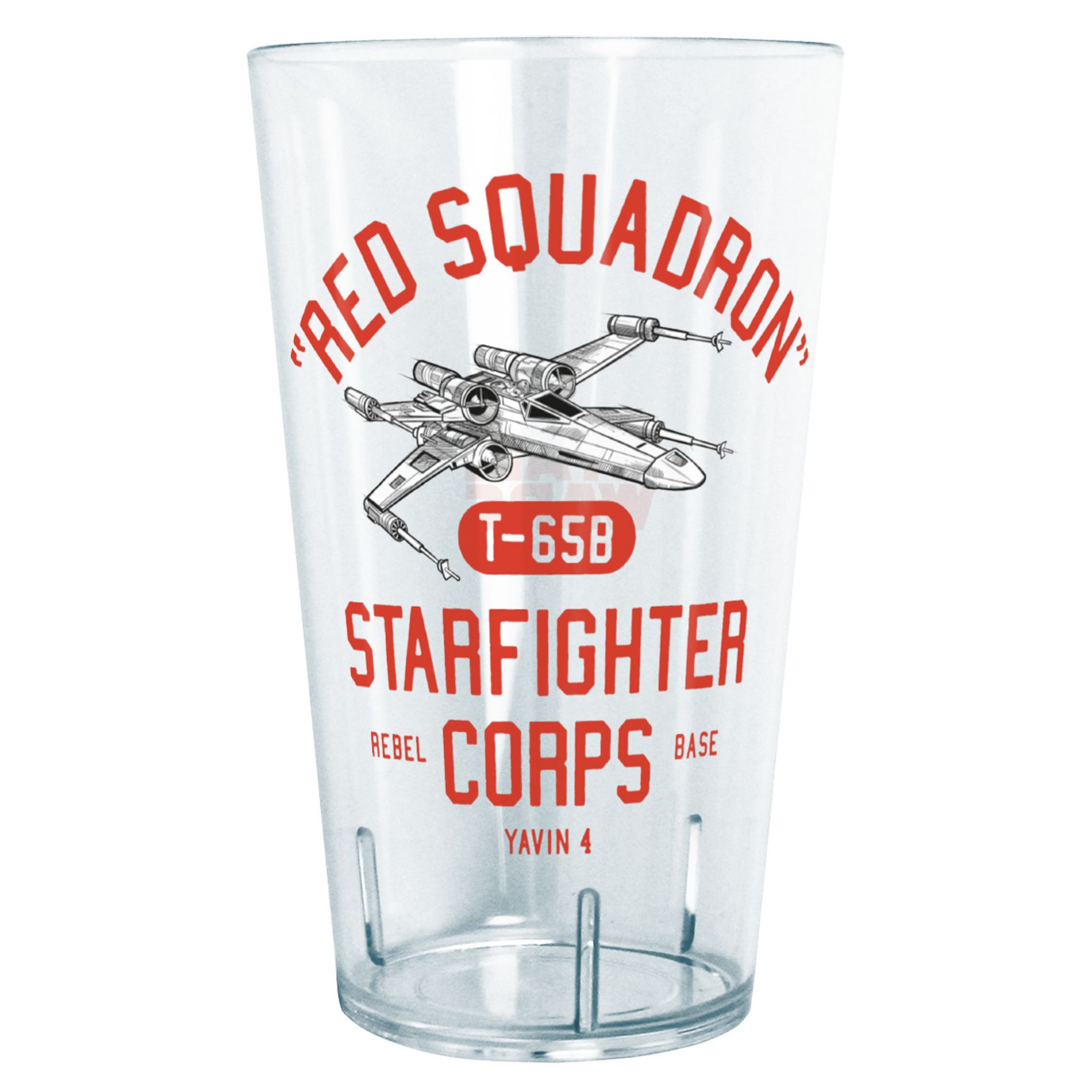 Star Wars Rebel X-Wing Starfighter Corps Collegiate  Tritan Drinking Cup - Clear - 24 oz.