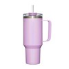 Hyleory Stylish 40oz Stainless Steel Water Tumbler with Leak-Proof Lid & Straw - Your Hydration Hero - 2 of 4