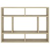vidaXL Wall Shelf Sonoma Oak 29.5 in.x6.3 in.x21.7 in. Engineered Wood - 4 of 4