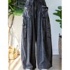 Women's Cargo Denim Pants - Oli & Hali - 2 of 4