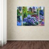 Trademark Fine Art-David Lloyd Glover 'Promise of Spring' Multi Panel Art Set Large - 3 of 3