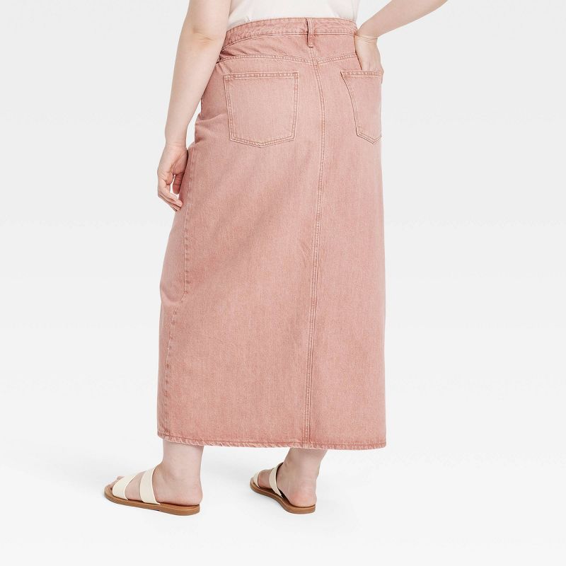 Women's Denim Maxi Skirt - Universal Thread™, 3 of 11