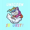 Women's Design By Humans Halloween Dad Mom Daughter Adult Costume - Unicorn Security By MINHMINH Racerback Tank Top - 2 of 3