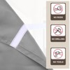 Unique Bargains Tie Up Blackout Privacy Door Curtain 1 Panel - 3 of 4