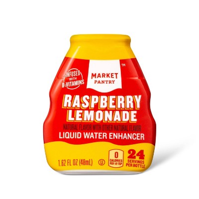 Raspberry Lemonade Liquid Water Enhancer - 1.62 fl oz Bottle - Market Pantry™