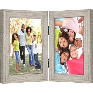 Americanflat Hinged Picture Frame with shatter-resistant glass - Available in a variety of sizes and styles - 1 of 4