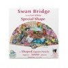 Sunsout Swan Bridge 1000 pc Special Shape  Jigsaw Puzzle 97084 - 3 of 4