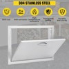 17" W x 24" H Stainless Steel Outdoor Kitchen Doors, Flush Mount BBQ Access Panel - 3 of 4