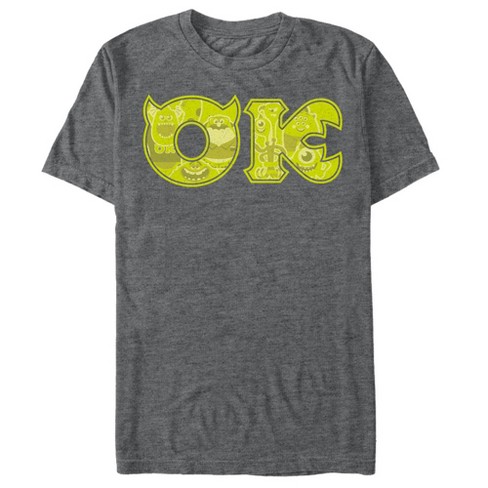 Men's Monsters Inc Oozma Kappa Fraternity T-shirt - Charcoal Heather - X : Target