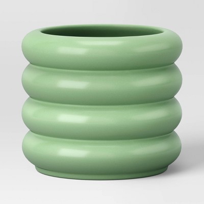 Small Bubble Ceramic Planter Green - Room Essentials™