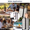 WeChef Restaurant Menu Covers 4.25x14" 3 Page 4 View PU Leather with Angled Corners for Wine List Bar Hotel 5 Pack - 4 of 4