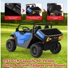 Jojoka 24V 4WD Ride On Dump Truck with Dump Bed, Electric Toy Car w/ Remote Control,2-Seater,All-Terrain,Bluetooth & LED Lights - 4 of 4
