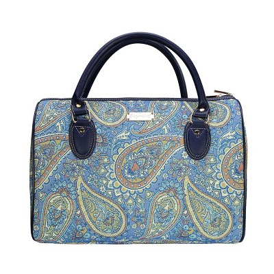 Signare USA Paisley Blue Travel Bag