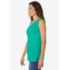 Woman Within Plus Size Perfect Scoopneck Tank - 4 of 4