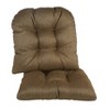 Gripper Non-Slip 15" x 15" Omega Tufted Universal Chair Cushions Set of 2 - 4 of 4