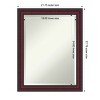 Amanti Art Dalat Beveled Framed Bathroom Vanity Wall Mirror - 3 of 4