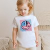 The Juniper Shop SmileyWorld Patriotic Checkered Lightning Toddler Short Sleeve Tee - 3 of 4