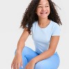 Girls' Seamless Crop T-Shirt - All In Motion™ - image 3 of 3