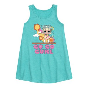 - LOL Surprise! - Go Go Gurl Graphic Sleeveless Aline Dress - 1 of 3