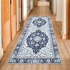 Non-Slip Vintage Washable Rug | Ultra-Thin Low Pile Carpet for Living Room, Bedroom, Dining Table & Office - 2 of 4