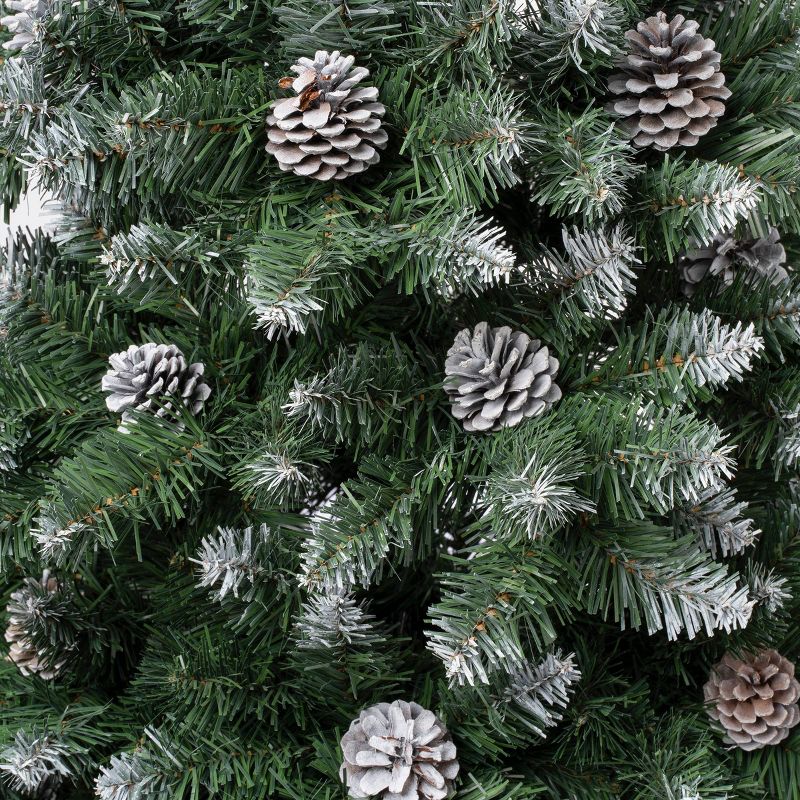 National Tree Company First Traditions Unlit Snowy Oakley Hills Artificial Christmas Tree with Pinecones, 4 of 6