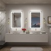 Apmir Super Bright Front & Back LED Lighted Anti-Fog Aluminum Alloy Framed Tempered Glass Bathroom/Vanity Mirror with ETL & 3-Year Warranty - 3 of 4