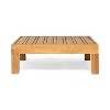 CAVINAS Outdoor Couch Set with Coffee Table, Acacia Wood Patio Furniture Set, Modern Outdoor Sectional Furniture for Backyard - 2 of 4