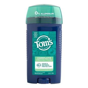 Tom's of Maine Complete Protection Deodorant - Eucalyptus & Sandalwood - 2.6oz