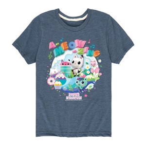 Boys' - Gabby's Dollhouse - A Meow Zing Short Sleeve Graphic T-Shirt - 1 of 4