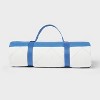 Navy Striped Picnic Blanket - Sun Squad™ - 3 of 4