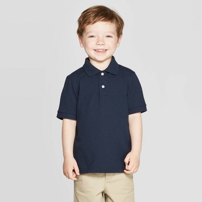 Blue : Toddler School Uniform Shirts : Target