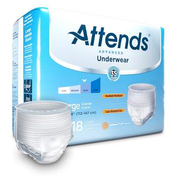 Attends Advanced Super Plus Unisex Protective Underwear with Tear Away Seams