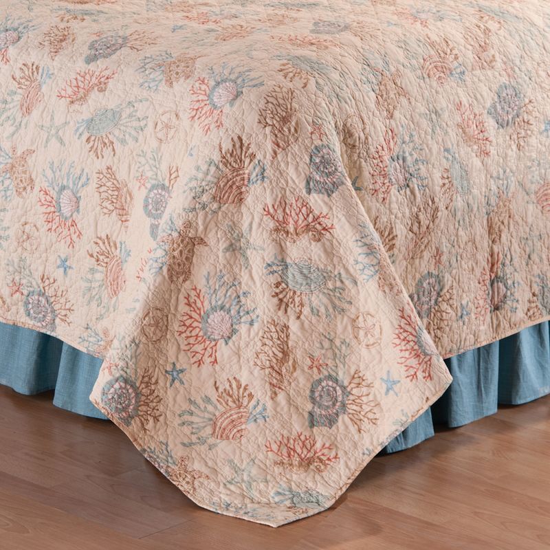 C&F Home Seabrook Coastal Beach Cotton Quilt Set  - Reversible and Machine Washable, 3 of 5